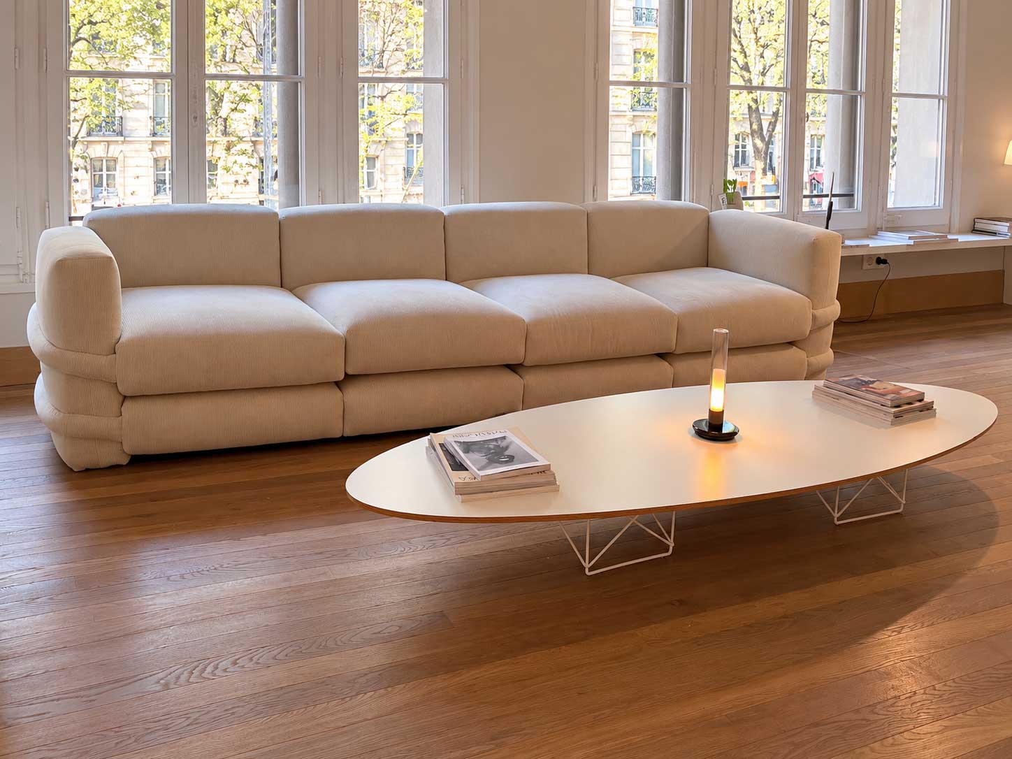 Parquet de roble smoked en el hall del Hotel Círculo Condal Barcelona